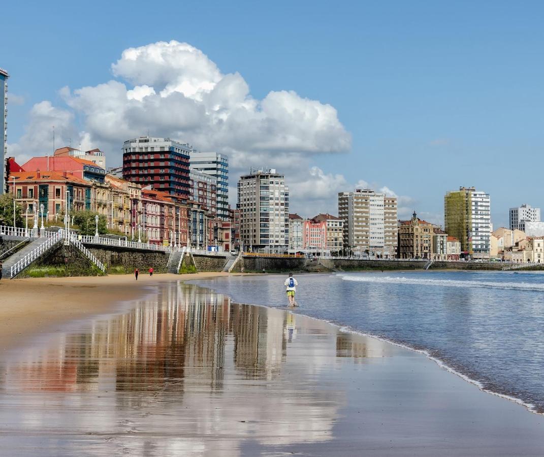 El Primero De Steven - Pegado A Playa De San Lorenzo - Vut-2243-As Gijón Extérieur photo